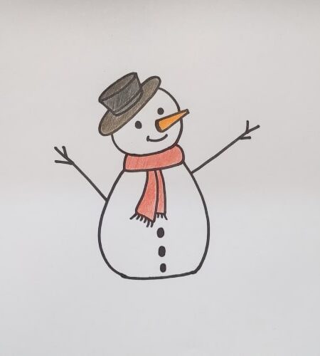 Easy to draw snowman ,would you try it ?#drawing #foryou #fyp #usa | TikTok
