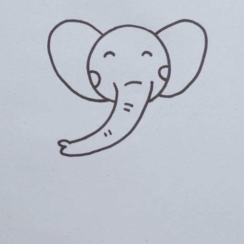 Elephant 🐘🐘🐘Drawing Easy Tutorial ✏️🎨🖌️ #Art #elephant #drawing  #satisfyingart #artist #artwork #pen #pencil #easydrawing #elephantdraw… |  Instagram