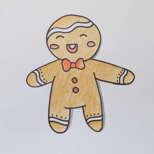 The final picture- Gingerbread Man