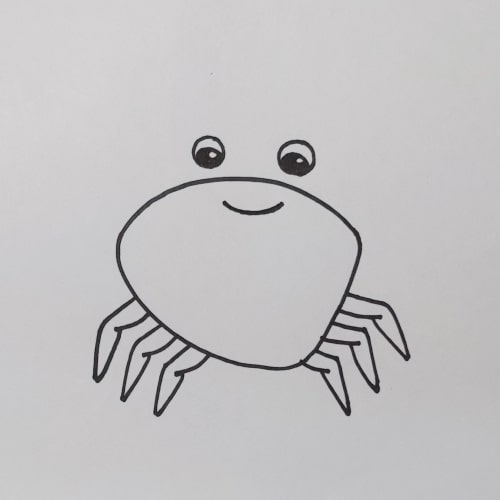 How to Draw a Fiddler Crab (Sea Water Animals) Step by Step |  DrawingTutorials101.com