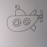 How to Draw a Submarine for Kids- 7 Easy Steps