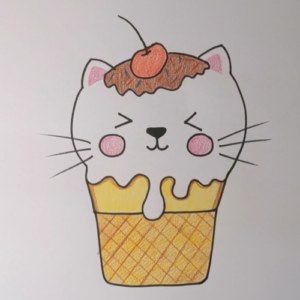 How to Draw a Cute Ice Cream