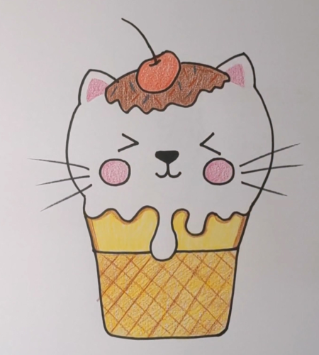 How to Draw a Cute Ice Cream