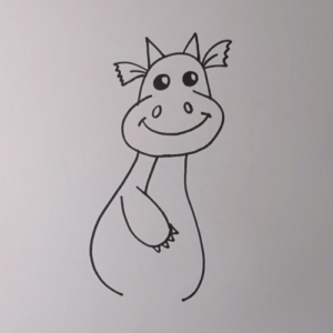 How to Draw a Cute Dragon