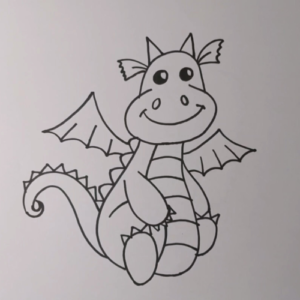 How to Draw a Cute Dragon