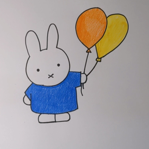 How to Draw Miffy for Kids