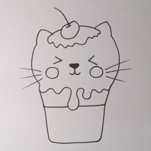 How to Draw a Cute Ice Cream