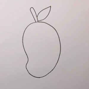 Mango Drawing for Kids