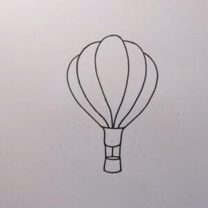 How to Draw a Hot Air Balloon