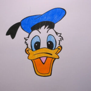 how to draw Donald Duck