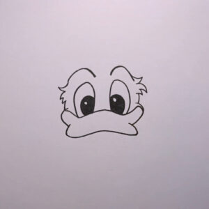 how to draw Donald Duck