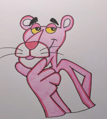 How to Draw a Pink Panther