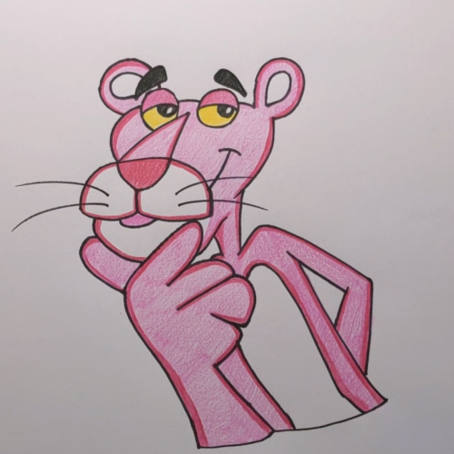 How to Draw a Pink Panther