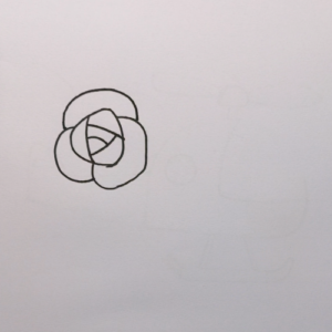 how to draw a rose