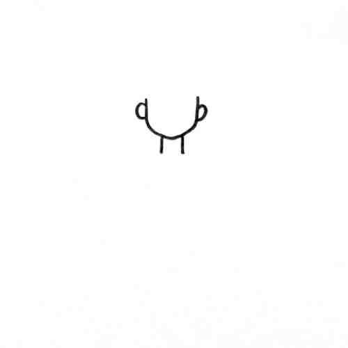 Fairy drawing face outline with ears and neck