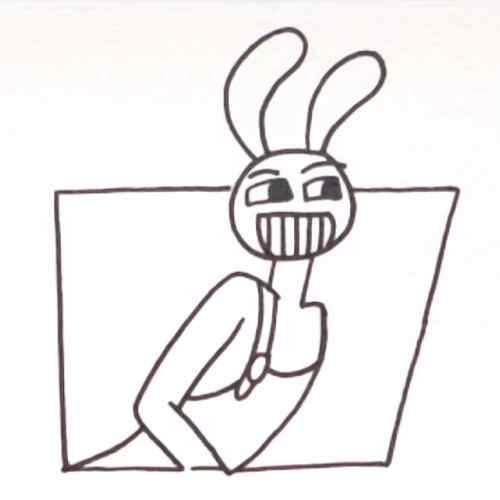Jax drawing teeth and background frame